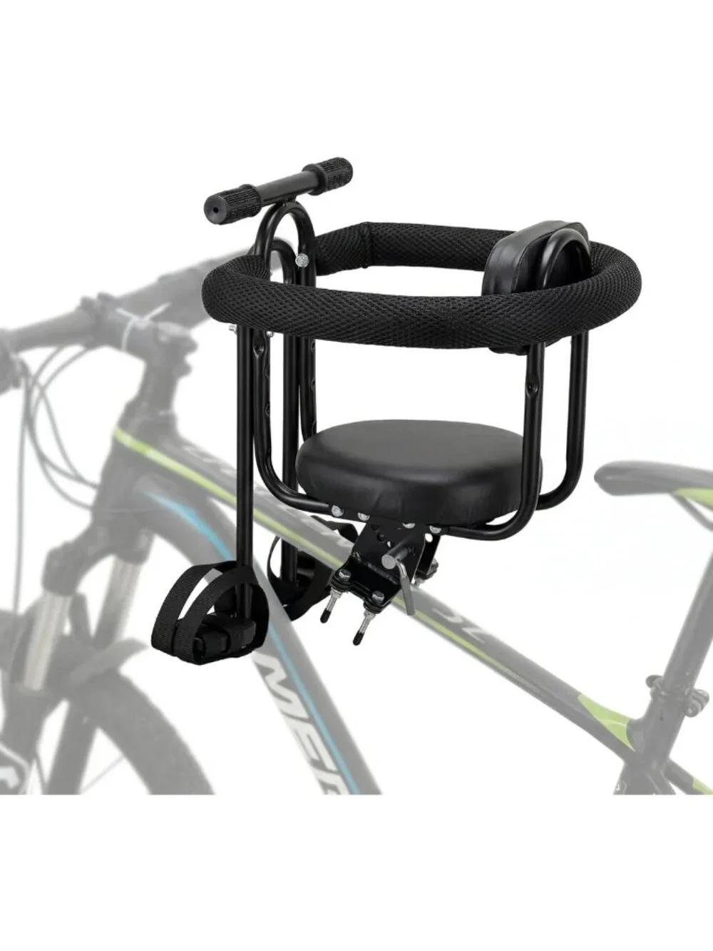Front Mounted Toddler Bike Seat - Safe & Comfortable Child Carrier for Ages 1-4